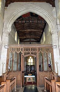 The interior looking west March 2014